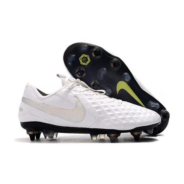 Nike Tiempo Legend VIII Elite SG PRO AC Blanco Gris